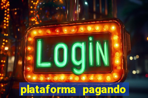 plataforma pagando no cadastro